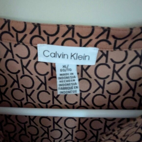 Calvin Klein CK Signature Blouse XL - Picture 2 of 3